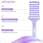 Hair Brush, Curved Vented Detangling Hair Brushes for Women Men Wet or Dry Hair,Faster Blow Drying Styling Professional Paddle Vent detangler brush for Curly Thick Wavy Thin Fine Long Short Hair