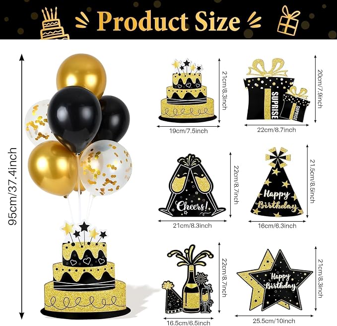 6 Sets Birthday Balloon Stand Kit - Image 4