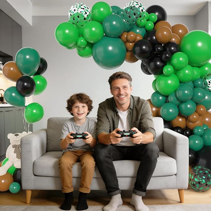 Amandir 153pcs Green and Brown Balloon Garland Arch Kit Different Sizes | 18 12 - Image 7