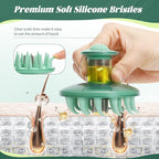Scalp Massager Applicator Comb Silicone Hair Oil & Serum Brush for Even Distribution – No Mess, Easy-to-Use Scalp Treatment Tool for All Hair Types
