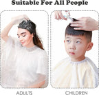 20pcs Disposable Waterproof Hair Color Capes - Hair Dye and Styling Bibs for Home and Salon Use