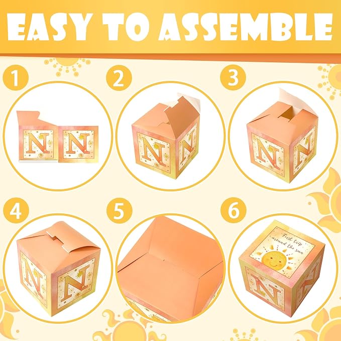 Honoson 3 Pcs First Trip Around The Sun Birthday Decorations - Image 7