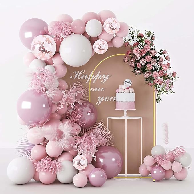 6.6FT Gold Metal Arch Backdrop Stand, Square Balloon Arch Stand Wedding Frame - Image 4