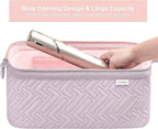 Leudes Hair Tools Travel Bag for Shark Flexstyle Carrying Case Portable Shark Hair Air Wrap Dryer Case Waterproof Dustproof Flat Curling Iron Travel Organizer (Lavender Violet)