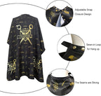 Barber Cape for Men Hair Salon Cape with Snaps Waterproof Professional Hairdresser Designer Cape Gown- 63”× 56”