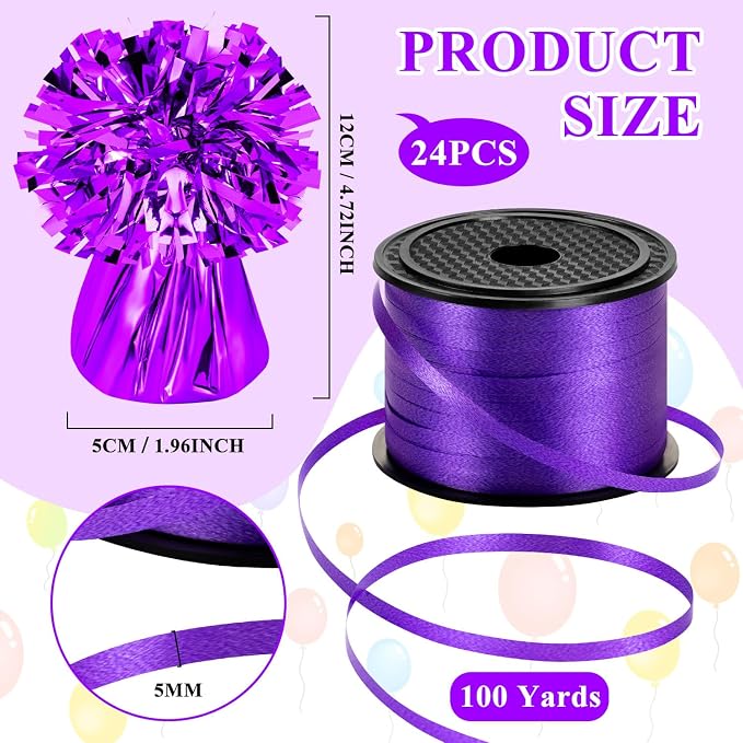 24 PCS Balloon Weights Metallic Anchor, Balloon Holder Heavy Weights | - Image 2