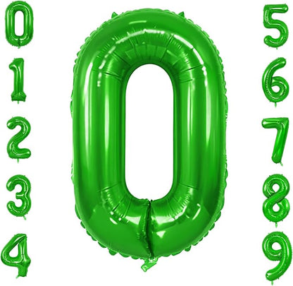 Number 0 Balloons for Birthday Party Decorations, 0-100 Large No.0 Balloons for by Joycard