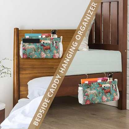 Bedside Caddy Hanging Bunk Bed Caddy Bed Organizer Hanging Pocket - Image 7