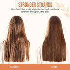 DEL SUR Hair Strengthening Shampoo and Conditioner Set | 16 fl oz Each | with Camellia Japonica, Niacinamide, Provitamin B5 & Biotin | Repair & Hydration for Dry, Weak Hair