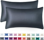 Tyfitb Satin Pillowcase Set for Hair & Skin Care – Cooling, Hypoallergenic, Anti-Frizz, Wrinkle-Free – Soft, Luxurious Pillowcases with Envelope Closure – 2-Pack, Standard Size 20x26, Gift-Ready