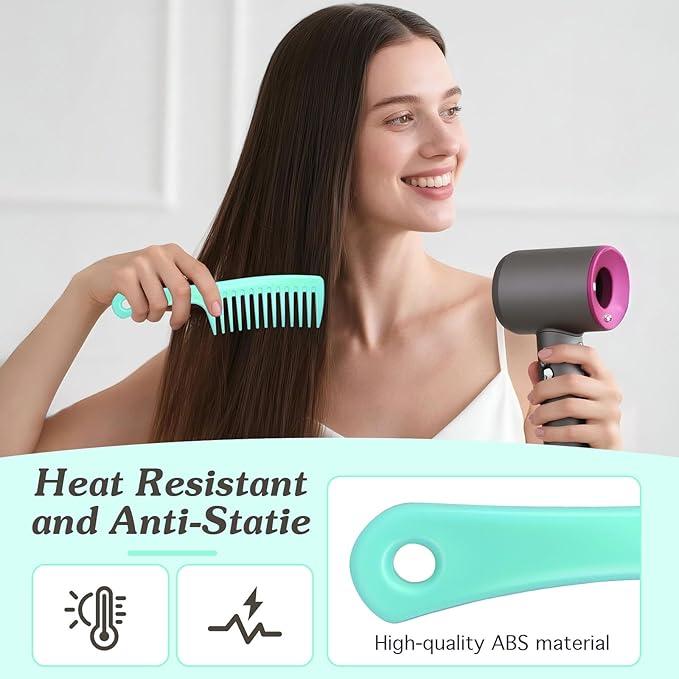 Curly Hair Brush & Curl Defining Brush – Easily Detangles Knots with Less Pulling – Styles Wet or Dry Hair, Tames Frizz for All Curl Types (Green 3Pcs)