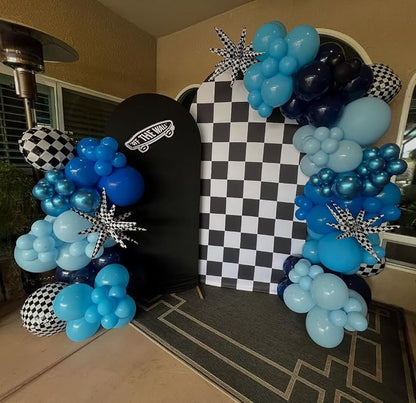 Blue Balloon Arch Kit, Different Size Balloons Kit - Image 6