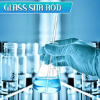 Weewooday Glass Droppers Pipettes Graduated Lab Dropper Glass Liquid Pipette with Big Rubber Hats 20 cm Stir Rod Washing Brush Transfer for Liquid Essential Oil(16 Pieces,Blue,5 Ml, 10 ml)