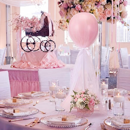 6 Set Pink Baby Shower Centerpieces - Image 6