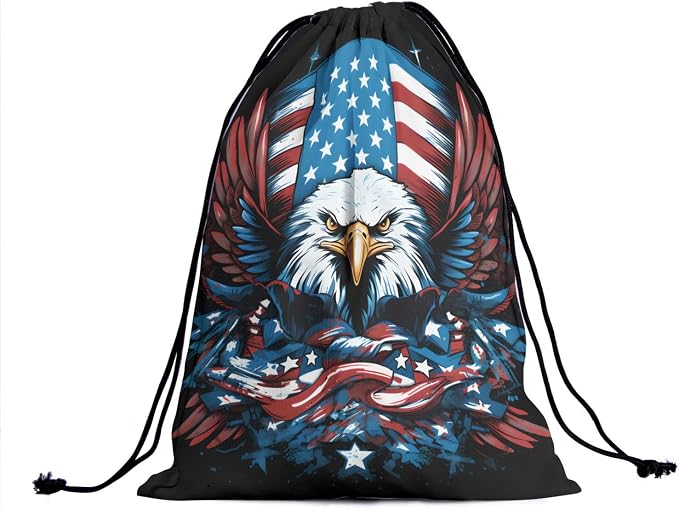 Patriotic Bird Gymnastics Grip Bag - Image 2