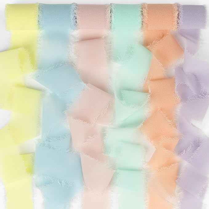 Pastel Macaron Chiffon Ribbon by MLURCU