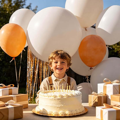18 Inch White Sand Balloons 12 Pack Big Balloons Thick Latex Sand White Party - Image 7