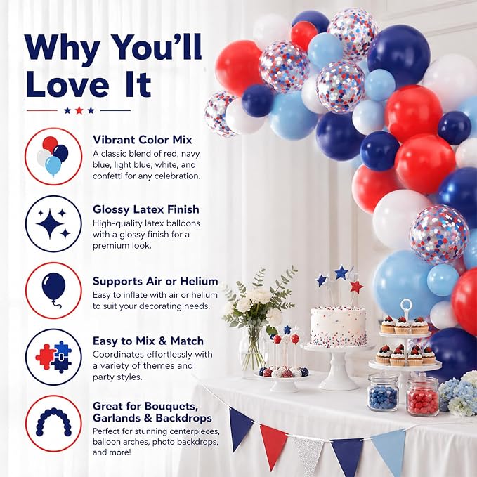 Red and Blue Balloons - Image 2