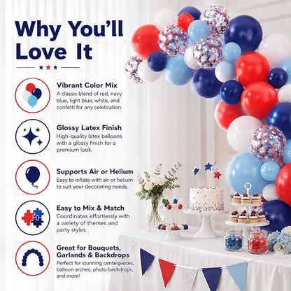 Red and Blue Balloons - Image 2