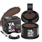Hairline Shadow Powder, Middle Brown, Root Touch Up Powder for Instantly Gray Hair Cover Up, Women Color Root Coverage for Thinning Grey, Mens Roots Concealer for Hair Loss Beard Line, #2