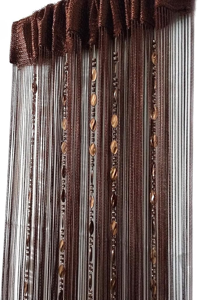 ave split 100cmX200cm Decorative Door String Curtain Beads Wall Panel Fringe by avesplit