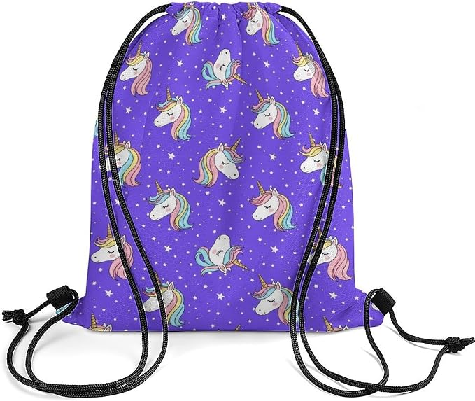 Water Resistant Drawstring Backpack Lightweight Sackpack - Image 2