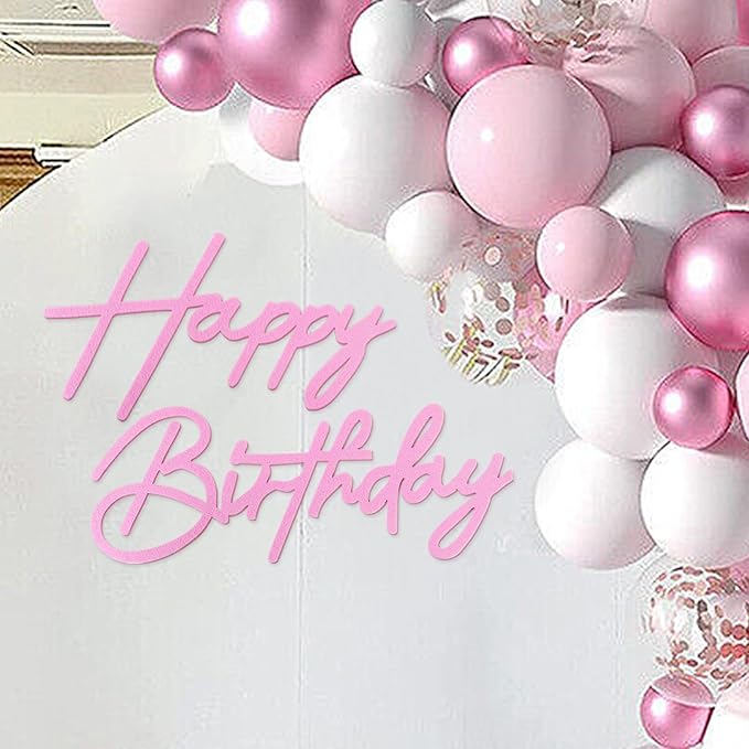 Happy Birthday Sign for Backdrop by MASTRON