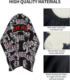 Custom Barber Cape for Men Personalized Professional Hair Cutting Cape with Text for Home Salon Barbershop