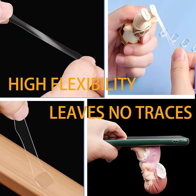 Double Sided Sticky Tack, Removable Clear Dots Glue Gel Adhesive Putty - Image 6