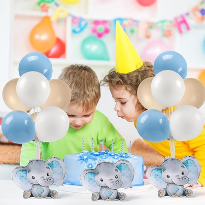 12 Sets Elephant Baby Shower Balloon Stand Kit - Image 7