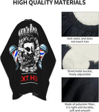 Custom Barber Cape for Men Personalized Professional Hair Cutting Cape with Text for Home Salon Barbershop