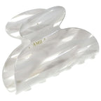 Camila Paris CP3071 French Hair Clip for Women, Handmade, White, Small, Girls Hair Claw Clips Jaw, Durable Styling Hair Accessories for Women, Strong Hold No Slip Grip, Made in France