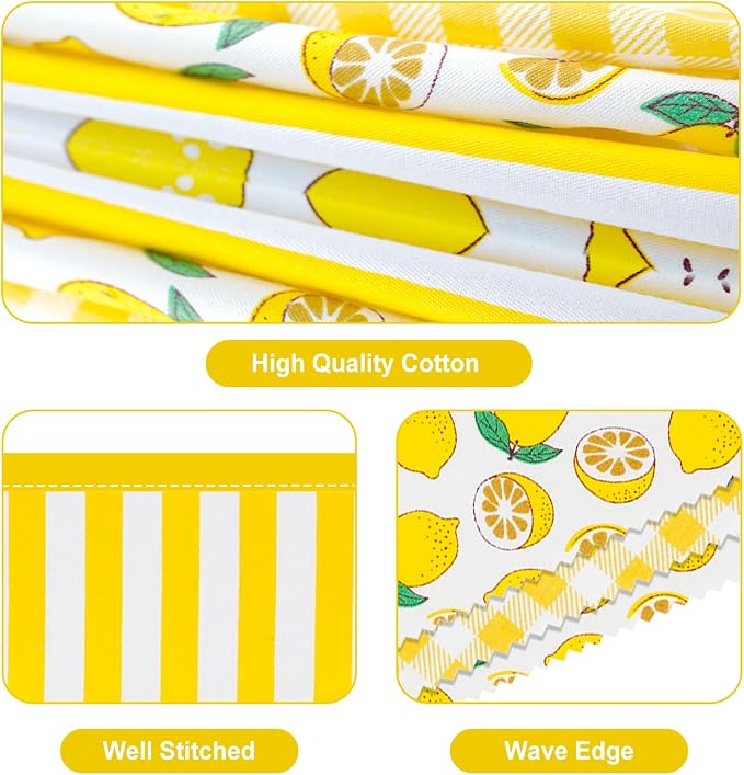 G2PLUS 39Ft Lemon Party Decorations, Reusable Cotton Triangle Flags Party - Image 3