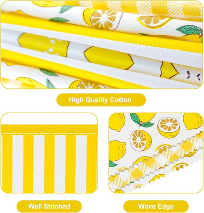 G2PLUS 39Ft Lemon Party Decorations, Reusable Cotton Triangle Flags Party - Image 3