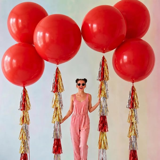 6 Set 36 Inch Giant Balloons by Unknown