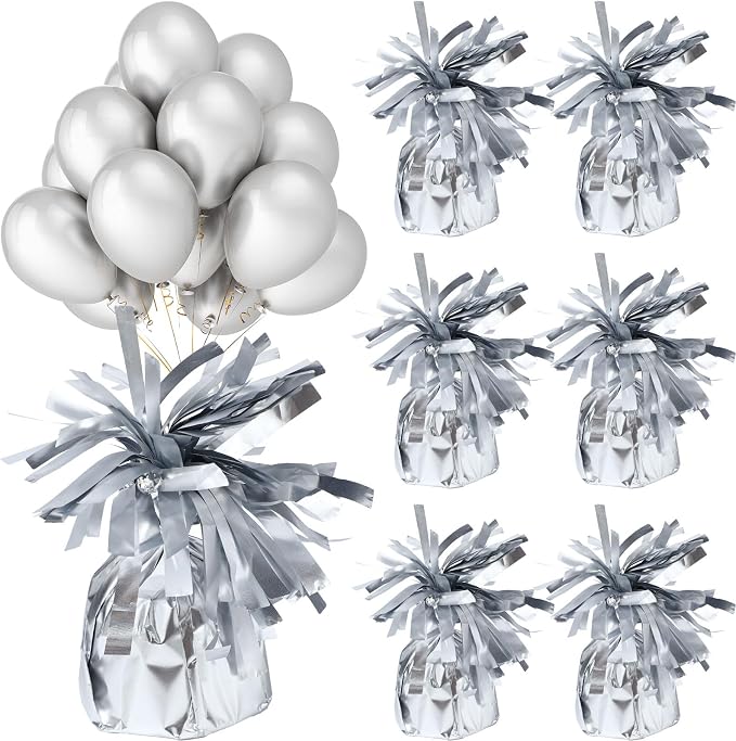 6 Pcs Balloon Weights Metallic Anchor Balloon Holder by Unknown