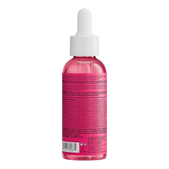 Marc Anthony Grow Long Scalp & Hair Serum - Anti-Breakage Formula Nourish, Strengthen & Hydrate Scalp & Hair Follicles - Natural Shine & Fuller-Looking Hair Strands from Root to Tip, 2 fl oz