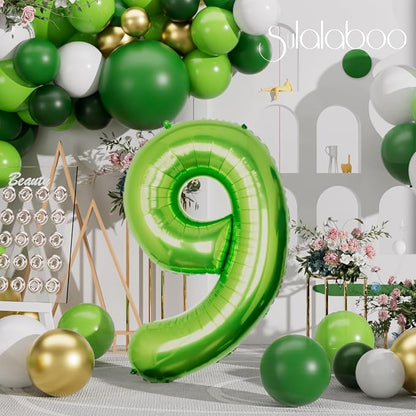 40 Inch Green Number 9 Balloon Lime Big Large Helium Number 0-9 | Giant Digital - Image 6