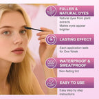 Eyelash & Eyebrow Color Kit, Professional Instant Lash & Brow Color Kit with Natural Results, Easy to Use, Eye Brow & Eye Lash Coloring Set DIY Hair Coloring for Salon Home Use 7ml (Coffee/Dark Brown)