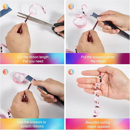 48 Rolls Curling Ribbon Balloon Curling Ribbons Set, Veemeio 16 Colors 3/16 - Image 5