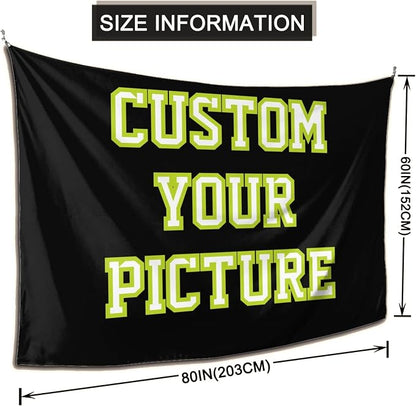 JINJUREN Custom Tapestry Upload Images Banners and Signs Customize - Image 2
