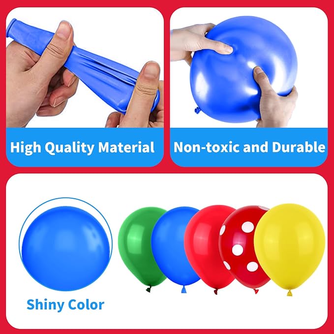 Red Yellow Blue Balloons - Image 4
