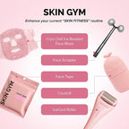 Skin Gym Ice Roller for Face, Depuffing & Cooling Tool, Minimizes Pores & Soothes Skin, Cold Therapy for Glowing Complexion