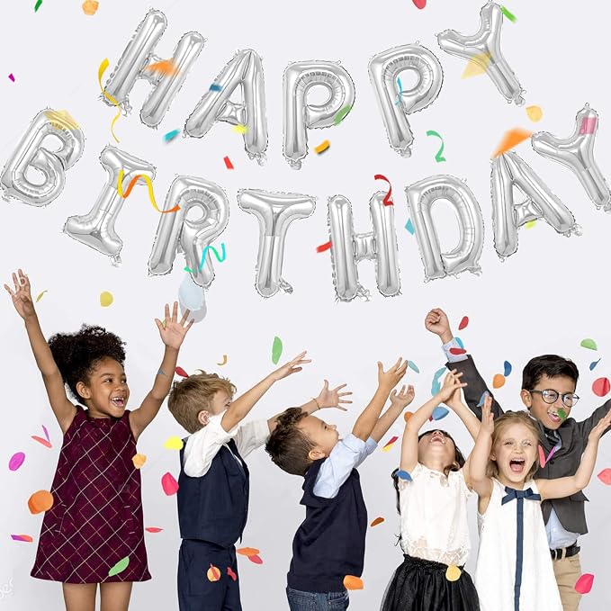 Happy Birthday Banner, 16 Inch Happy Birthday Balloon Banner - Image 7