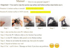 2PCS Helmet Pigtail Motorcycle Helmet Ponytail Bicycle Helmet Braids Hair Tails Used for Any Helmets/Suction Cup Reusable Design 2PCS(Helmet Not Included)