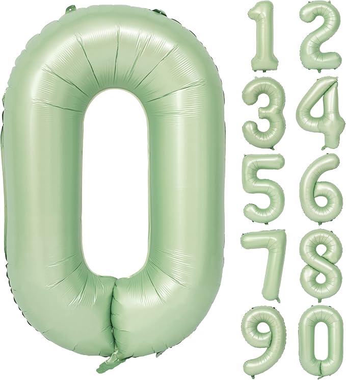 40" Olive green Number Balloon Helium Foil Mylar Balloon Birthday Digital 0 | by Exquisitehighqualitypartydecorationstomeetyoureveryneed%EF%BC%81