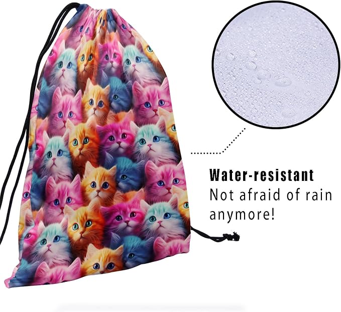 Cute Kitten Gymnastics Grip Bag - Image 4