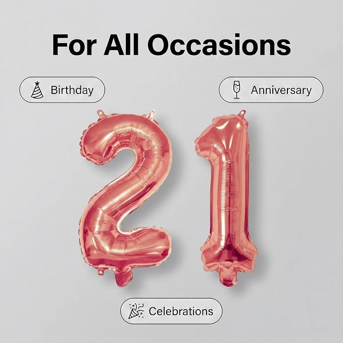 Number 18 Balloon Foil Mylar Balloons - Image 3