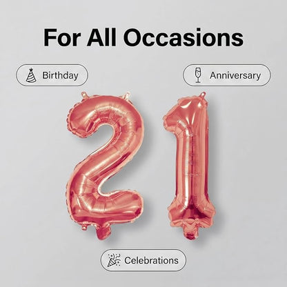 Number 18 Balloon Foil Mylar Balloons - Image 3