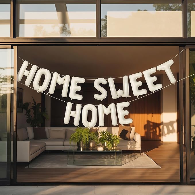 Beige HOME SWEET HOME Letter Balloon - Image 4